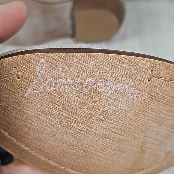 Sam Edelman Pedra Taupe Suede Leather Ankle Boots Womens Size 5 NEW - Picture 8 of 13